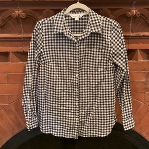 Old navy Gingham classic button down shirt S